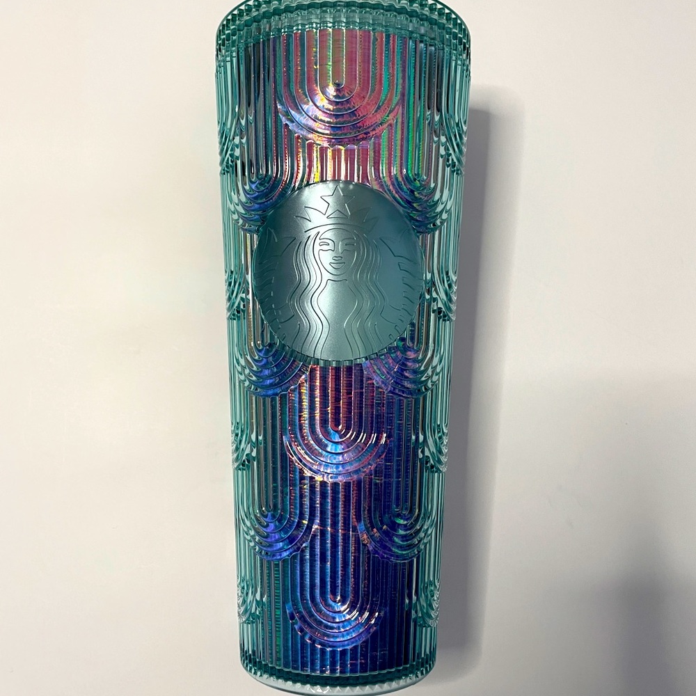 Starbucks 2022 Spring Iridescent Mermaid/Siren Tail Tumbler 24oz